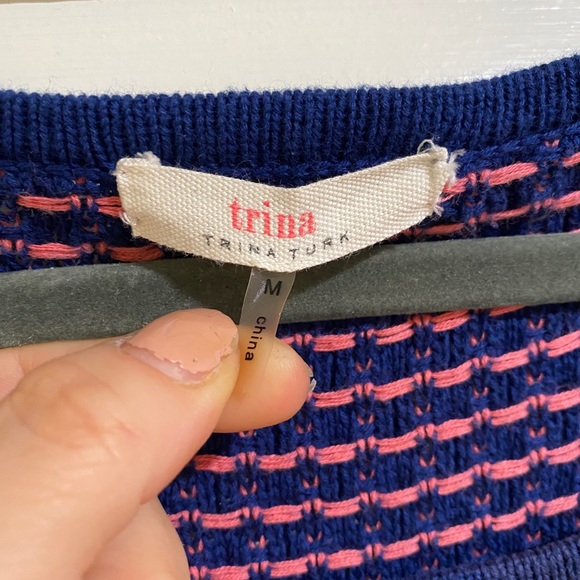 Trina Turk Vera Cruz Knit Dress with Fringe - Picture 6 of 6